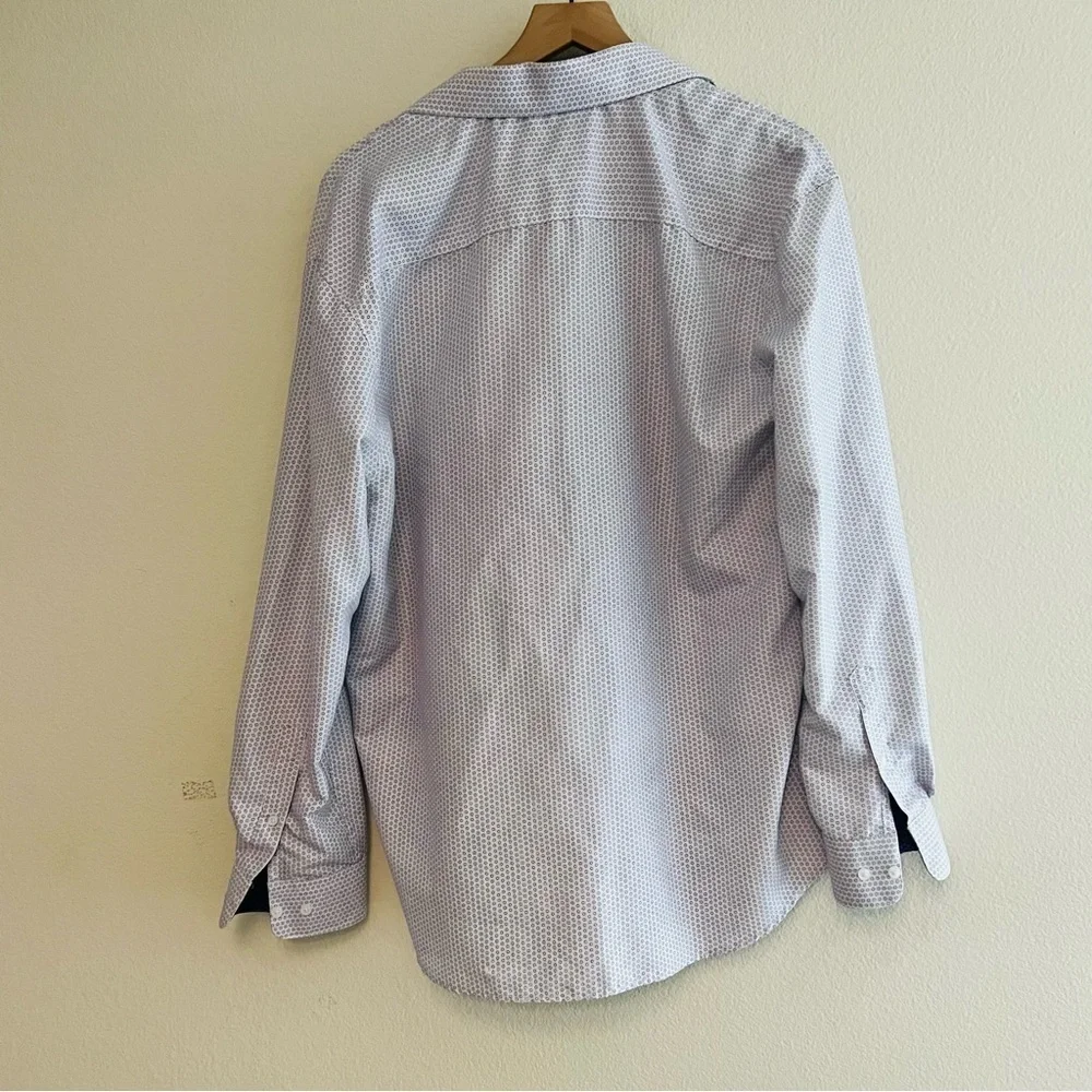 Nicole Miller Men’s Purple Dress Shirt Size XL - Picture 2 of 8